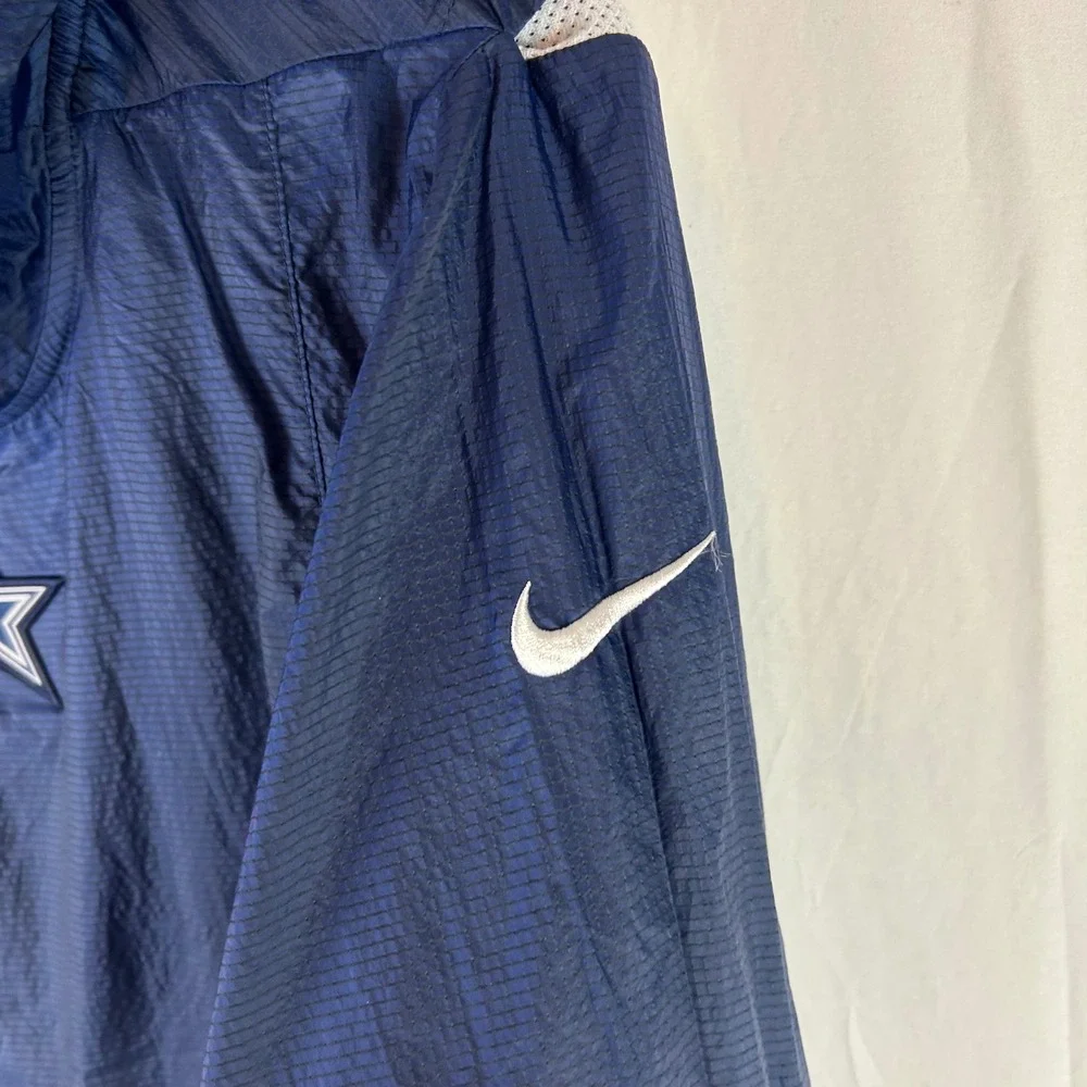 Nike Dallas Cowboys Windbreaker‎ Mens M Navy Blue NFL Onfield 906433-419